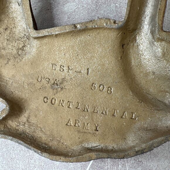 3 Vintage Sexton Cast Metal‎ Continental Army Minuteman Soldiers & BugleWall Art - Picture 13 of 16